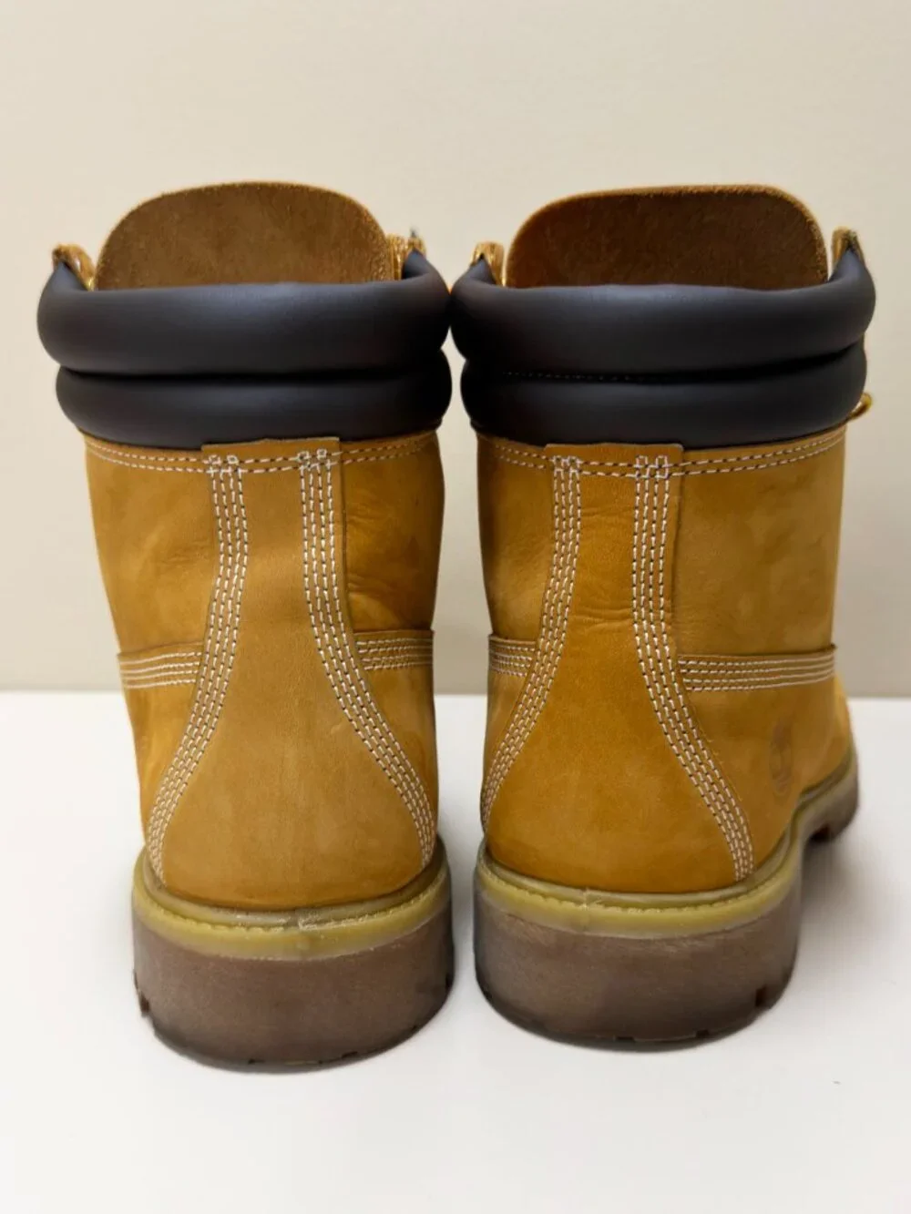 Timberland Boots 6-Inch Men’s 10 Premium Double Collar Wheat 73540